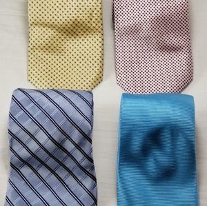 Set of New Style Tommy Hilfiger Ties Plain Stripes